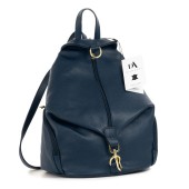 Rucsac dama din piele naturala DiAmanti Enrico Albastru Inchis Navy